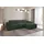 kaiser möbel Ecksofa, Sofa L form, Couch L form Siena L stoff Velo Grün Rechts - Grün