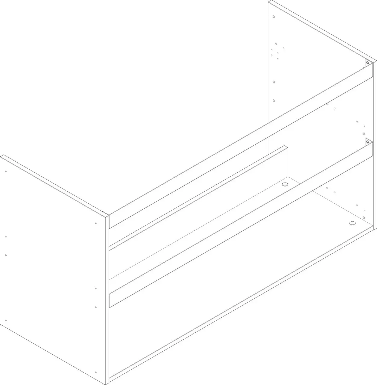 Hansgrohe Xilesa Korpus 1180x470 2AZ , 98026000 98026000