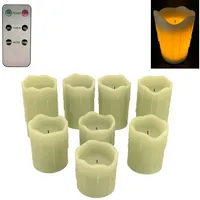 online fuchs LED Kerzen 8 St. Salbei Grün