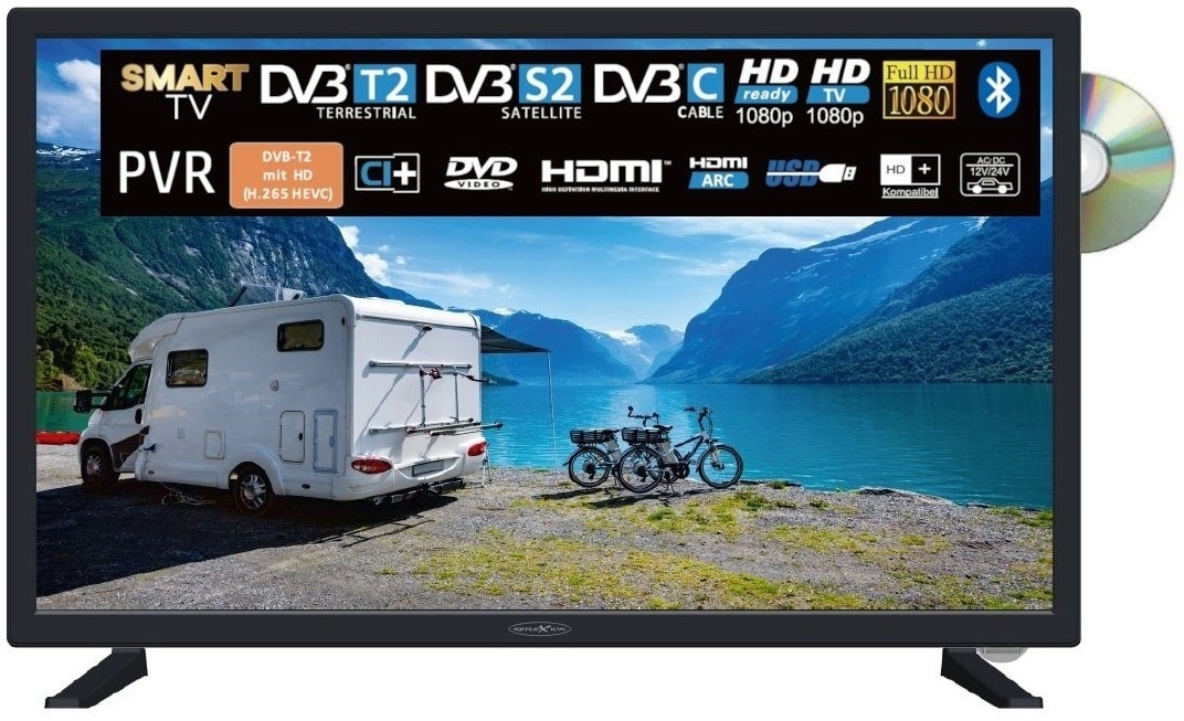 Reflexion LDDW27i+ (27", LDDWi+, LCD mit LED-Backlight, Full HD), TV, Schwarz