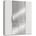 Level 200 x 236 x 58 cm weiß mit Spiegeltüren