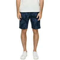 S.Oliver Bermudas mit All-Over Print blau 32
