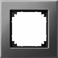 Merten 475114 Metallrahmen 1fach, Rhodiumgrau