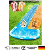 Wasserrutsche Gartenschlauch Wasser Rutsche Pool Set Wasserspaß für Kinder