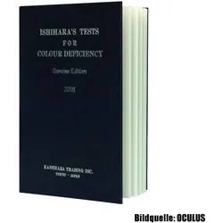 Ishihara Farbtafeln, Buchformat, 14 Tafeln, gebunden