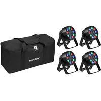 Eurolite Set 4x AKKU Mini PARty RGBW Spot MK2