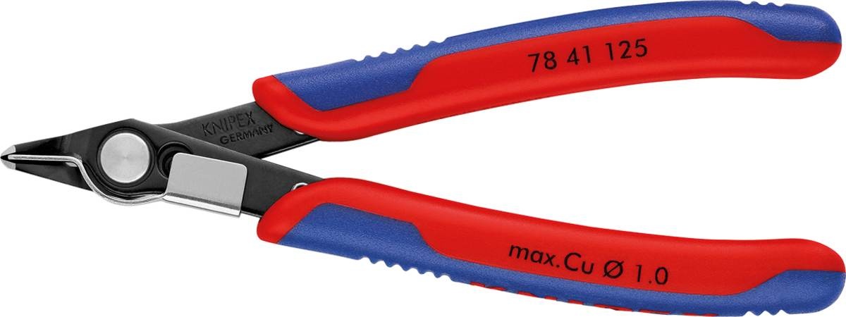 Knipex Elektronik Seitenschneider Super Knips, für weichen Draht Ø 0,2 - 1 mm, mit Drahtklemme