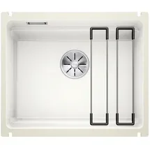Blanco Etagon 500-U links Unterbauspüle Keramik weiß Handbetätigung 540 x 456 mm