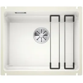 Blanco Etagon 500-U links Unterbauspüle Keramik weiß Handbetätigung 540 x 456 mm