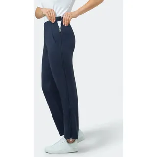 HAJO Damen Jogginghose Funktions-Rehahose mit Reißverschluß am Hosenbein, Farbe:Marine (609), Größe:38 - 38