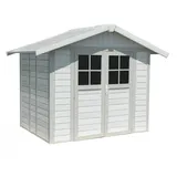 Grosfillex Deco 4,9 2,42 x 2,02 m weiß/grüngrau