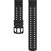 Polar Sport Armband 22 mm, Silikon), Uhrenarmband, Schwarz