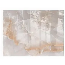 Tulup Glasbodenplatte Rechteck 80 x 60 x 0,4 cm Beige