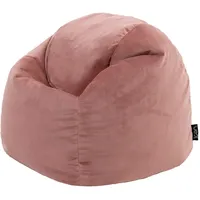 Veeva Sitzsack Pink, Kunststoff, 100 L, 1-Sitzer, 53x50x53 cm,