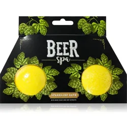 Bohemia Gifts & Cosmetics Beer Spa Brausekugeln zum Baden 2x100 g