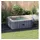 vidaXL Rechteckige Poolabdeckung schwarz 420 x 220 cm