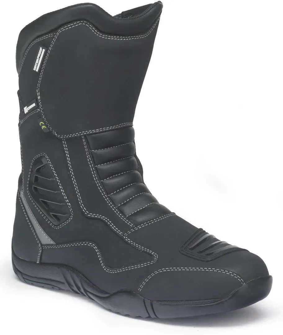 Kochmann Zyklon wasserdichte Motorradstiefel, schwarz, Größe 47 für Männer