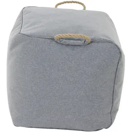 Siena Garden Sitz-Fußhockerstone Grey 46 x 48 x 46 cm Grau