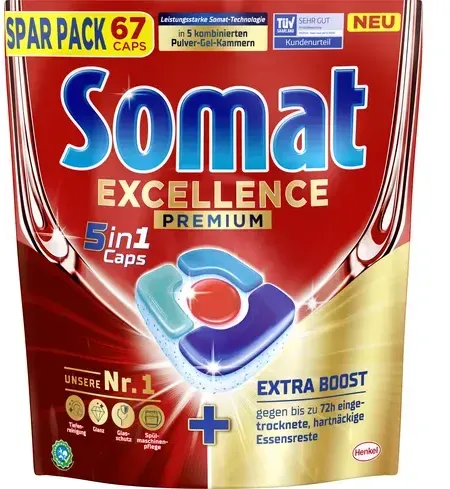 Preisvergleich Produktbild Somat Excellence Premium 5in1 Caps Spar Pack