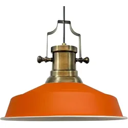 Bamyum Asletl Industrial Vintage Orange Pendelleuchte