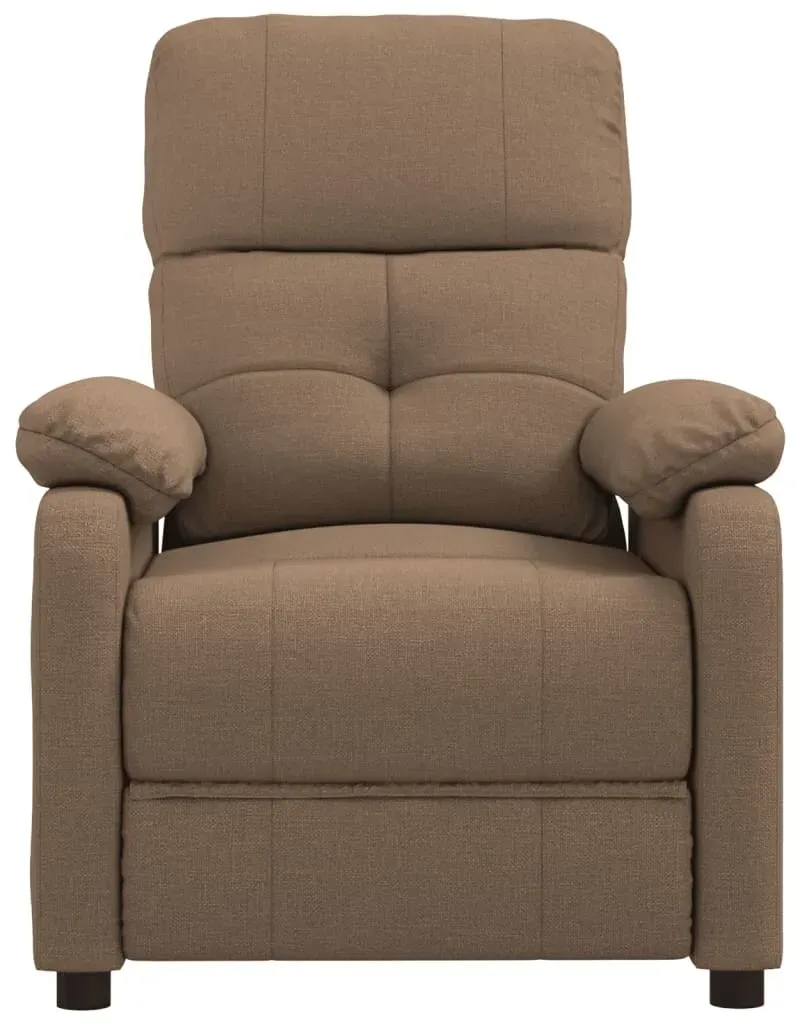 vidaXL Liegesessel Braun Stoff