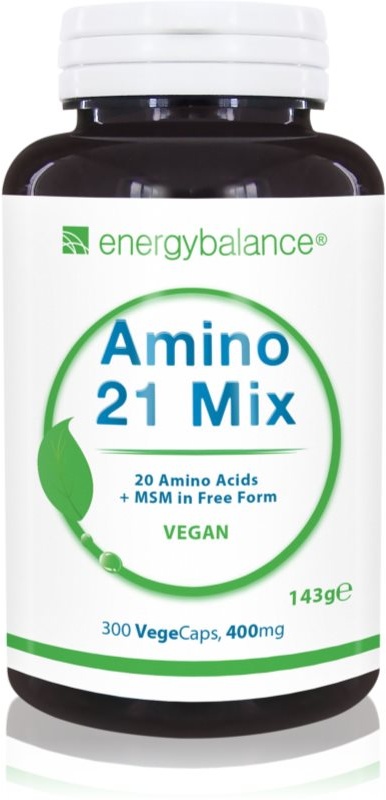 EnergyBalance Amino 21mix free form Kapseln mit Aminosäuren 300 KAP