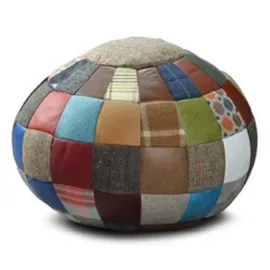 Casa Padrino Hocker Barock Ø 55 x 30 cm Mehrfarbig