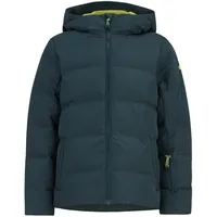 Ziener Kinder AMANI Ski-Jacke/Winterjacke | warm, atmungsaktiv, wasserdicht, dark jungle, 164