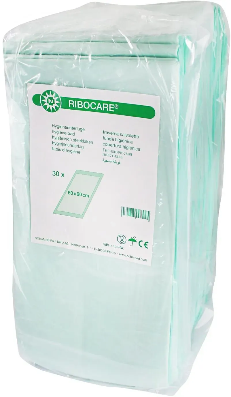 Noba Ribocare Krankenunterlagen 30 Stück 60 x 90 cm, 10-lagig