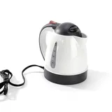 ZDETGU 1000 Ml Auto-Wasserkocher, Tragbar, 24 V, 250 W, Edelstahl-Heizplatte, Schnelles Aufheizen, Reise-Wasserkocher für Selbstfahrende Touren, Camping, Roadtrips, Weiß (24V 250W)
