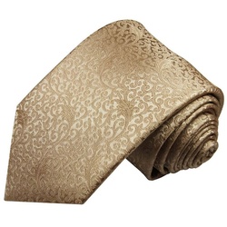 Paul Malone Krawatte Herren Hochzeitskrawatte floral 100% Seide Bräutigam Hochzeit Schlips Schmal (6cm), cappuccino braun 2101 braun schmal – 6 cm x 150 cm