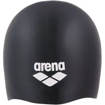 Arena Long Hair Badekappe schwarz weiß Einheitsgröße