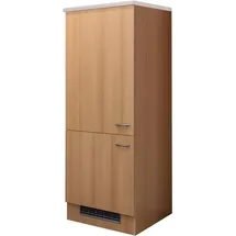 Flex-Well Kühlumbauschrank Nano 60 x 161 x 60 cm Braun