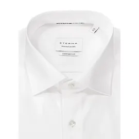 Eterna Langarmhemd Comfort Fit Weiß 40