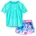 Badeanzug UV-Schutz Bade-Set Türkis 122/128