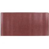IDENA Schreibtischunterlage PU doppelseitig Weinrot-Altrosa, 80x40cm