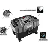 Graphite Graphite, Industriestaubsauger, Werkstattstaubsauger Energy + 18V, Li-Ion, 10 L, ohne Akku (Nass-Trockensauger)