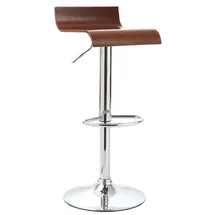 miliboo Barhocker / Küchenhocker aus Holz SURF v2 Farbe Wenge