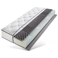 Komfortschaummatratze Double Comfort, Breckle, 30 cm hoch, (1-tlg), formstabile Matratze in 90x200, 140x200 cm und weiteren Größen weiß 80 cm x 200 cm x 30 cm