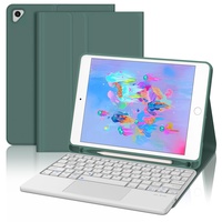 D DINGRICH iPad 6. Generation Hülle mit Tastatur und Touchpad Hülle für iPad 6. Generation 2018, iPad 5. Generation 2017, iPad Pro 9.7 Zoll, iPad Air 2 & 1
