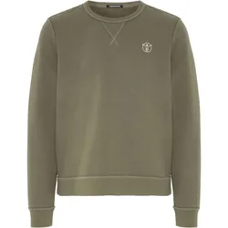 Sweater im Basic-Look mit Logo-Motiv 2XL