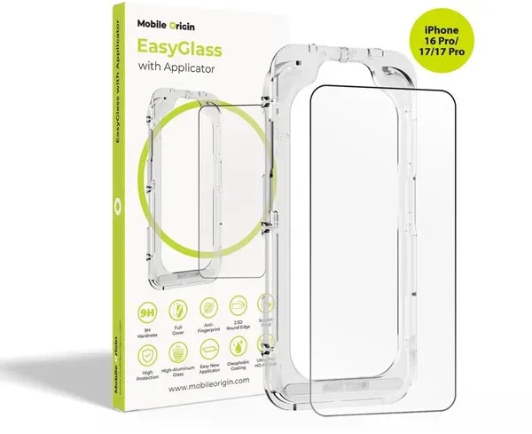 EasyGlass with Applicator iPhone 16 Pro/17/17 Pro