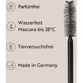 M. Asam M.Asam Magic Finish 38° Waterproof Mascara Deep Black 12 ml schwarz