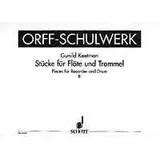 SCHOTT Stücke für Flöte und Trommel: Heft 2. Blockflöte(n) (S/SS) und Trommel. Spielpartitur. (Orff-Schulwerk, Heft 2)