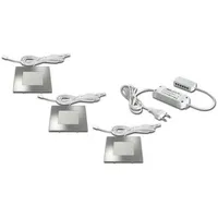 Hera Einbauleuchte 3er Set FQ 68-LED grau