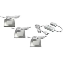 Hera Einbauleuchte 3er Set FQ 68-LED grau