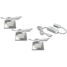 Hera Einbauleuchte 3er Set FQ 68-LED grau