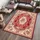 Tapiso Teppich 80 x 150 cm Beige/Rot