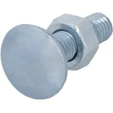 suki. gmbh Schlossschraube M 6 x 30 mm verzinkt 50 Stück