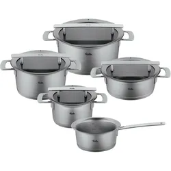 FISSLER Phi Collection Topfset 5-teilig mit Glasdeckeln